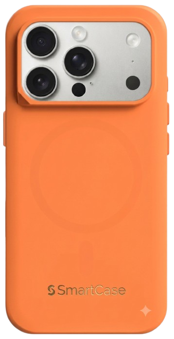 Coque SmartCase Orange compatible MagSafe